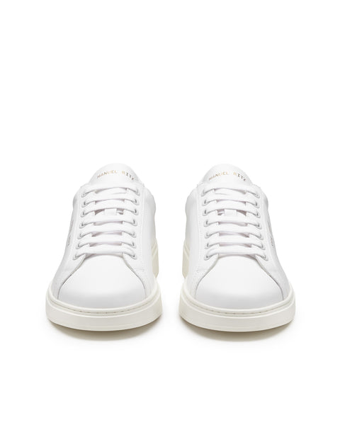 Sneakers in pelle bianco